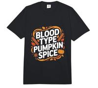 Tipo de Sangre Calabaza Especias Otoño Comfort Colors Adult Heavyweight T-Shirt