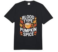 Tipo de Sangre Hojas de otoño de Especias de Calabaza Comfort Colors Adult Heavyweight T-Shirt