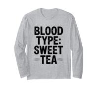 Tipo de Sangre Té Dulce Estilo de Vida del Sur Humor Manga Larga