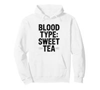 Tipo de Sangre Té Dulce Estilo de Vida del Sur Humor Sudadera con Capucha