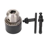 Tipo de tecla Drinchón de ajuste Kit de adaptador de mordazas 3 Jaw Chuck 1/2 20Unf Presión 3 Rango de sujeción de 16 mm para ejercicios de alimentación del controlador de impacto