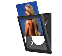 Tipo de vinilo Show y listas Flip Frame, 1 pieza, Negro, 16459