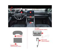 (tipo di ingranaggio b - guida a destra) Pellicola trasparente in TPU per adesivi interni auto Toyota