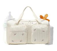 Tipo Duffle - Capacidad Ajustable Grande con Estampado Floral - Moderna de Viaje para pañales,para Exteriores Camping Escalada Deportes Hotel Uso Diario Mujeres Madres Padres