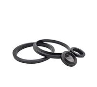 Tipo JA/J, junta de sellado del eje de nitrilo butadieno del anillo de sello del cilindro hidráulico NBR(12x22x4x7(2pcs))