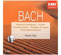 Tipo,Maria - Bach: Oeuvres pour piano : Variations Goldberg / Partitas / Preludes & Fugues (Coffret 5 CD)