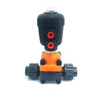 Tipo neumático de la unión del lacre válvula membrana diafragma EPDM identificación 63m m UPVC 2" tubo DN50