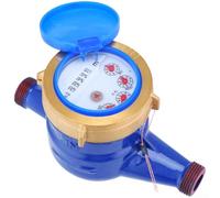 Tipo seco contador del agua DIN15 para el tipo uso de Digitaces del ROTOR con el conector de cobre y el filtro incorporado