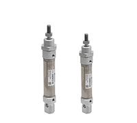 Tipo SMC YO ASI Estándares C85 Series Cilindro de aire Estándar Double Actuación Rod CD85N Bore 8 10 12 16 20 25mm Stroke 10-200mm,Componente de accionamiento robusto(C85N25,25mm stroke)