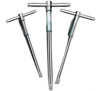 Tipo T para llave torx, barra deslizante giratoria de alta velocidad T10/T15, guía completa hexagonal interna cruzada extendida para taller profesional (I)