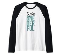 Tipo UNO Der FUL Diabetes T1D Conciencia Meme 1 Maravilloso Camiseta Manga Raglan