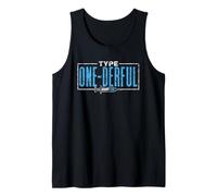 Tipo Uno-Derful Insulina Diabéticos Paciente Diabetes Camiseta sin Mangas