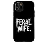 Tipografía de esposa salvaje Mejor esposa de todos los tiempos La mejor esposa del mundo Carcasa para iPhone 11 Pro