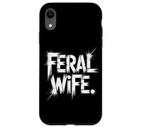 Tipografía de esposa salvaje Mejor esposa de todos los tiempos La mejor esposa del mundo Carcasa para iPhone XR