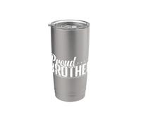 Tipografía de la familia del hermano orgulloso Vaso térmico de acero inoxidable de doble pared