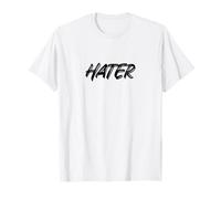 Tipografía Simple y Divertida del Odio Camiseta