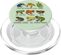 Tipos Coloridos Variación De Rana Para Los Amantes De La Rana Y La Naturaleza PopSockets PopGrip para MagSafe