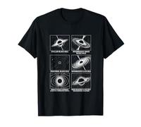 Tipos de Agujeros Negros Diagrama de Cosmos de Ciencia de astrofísica Camiseta