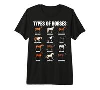 Tipos de Caballos Razas educativas de Caballos Niños Niñas Niños Camiseta Premium