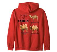 Tipos de Camellos Divertidos Camellos del Mundo Vintage Sudadera con Capucha