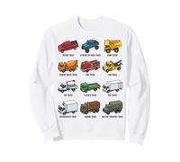 Tipos de Camiones Carro Educativo para niños y niñas Sudadera