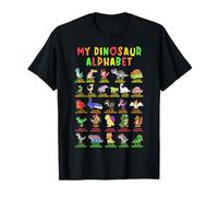 Tipos De Dinosaurios Alfabeto Dino Identificación Camiseta