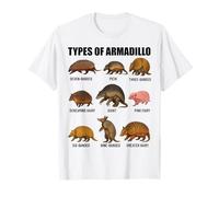 Tipos de Ecología de Especies Educativas de Vida Silvestre de Armadillo Camiseta
