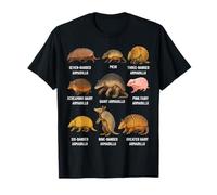 Tipos de Ecología de Especies Educativas de Vida Silvestre de Armadillo Camiseta