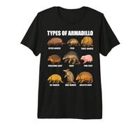 Tipos de Ecología de Especies Educativas de Vida Silvestre de Armadillo Camiseta Premium