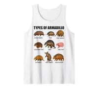 Tipos de Ecología de Especies Educativas de Vida Silvestre de Armadillo Camiseta sin Mangas