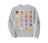 Tipos De Flores Flores Florales Silvestres Sudadera