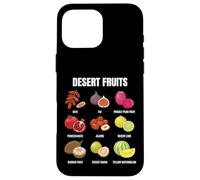 Tipos de Frutas del Desierto Gráfico botánico Carcasa para iPhone 16 Pro MAX