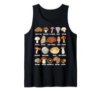 Tipos de Hongos comestibles, Salvajes y venenosos Camiseta sin Mangas