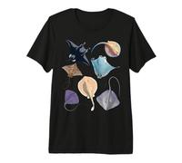 Tipos de mantarrayas Vida oceánica Especies de Rayas Educativas Camiseta Premium