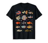 Tipos de Peces de Acuario | Peces Tropicales Camiseta