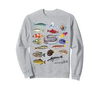Tipos de peces de agua salada Especies oceánicas Biología Amantes de la pesca Sudadera