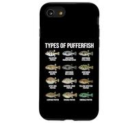 Tipos de Peces Globo, Especies de pez Globo, Tabla de Peces Marinos Carcasa para iPhone SE (2020) / 7/8