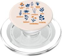 Tipos de Plantas Herbolario Jardinería PopSockets PopGrip para MagSafe