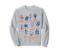 Tipos de Plantas Herbolario Jardinería Sudadera