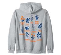 Tipos de Plantas Herbolario Jardinería Sudadera con Capucha