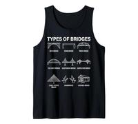 Tipos De Puentes Diagrama De Arquitectura De Ingeniería Civil Camiseta sin Mangas