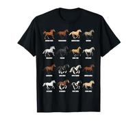 Tipos de Razas de Caballos - Ciencia equina y biología Animal Camiseta