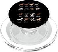 Tipos de Razas de Caballos - Ciencia equina y biología Animal PopSockets PopGrip para MagSafe