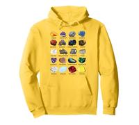 Tipos de rocas y minerales Gemología y geología Educativo Sudadera con Capucha