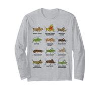 Tipos de Saltamontes y grillos Entomología Educativa Manga Larga