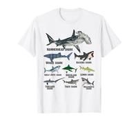 Tipos de tiburones 2025 Ocean Wildlife Week Tiburón educativo Camiseta