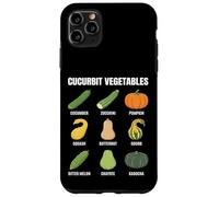 Tipos de Vegetales de cucurbitácea Tabla botánica Carcasa para iPhone 11 Pro MAX
