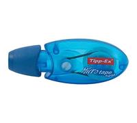 TIPP-EX - Lote de 5 patines correctores de microtope Twist (5 mm x 8 m), color azul