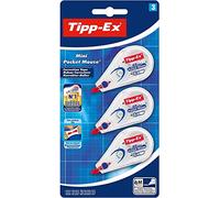 Tipp-Ex Mini Pocket Mouse Cintas Correctoras - Corrector de Bolígrafos - 6 m x 5 mm Blíster de 3