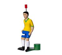 TIPP-KICK Star-Kicker Brasil I Jugadores Originales para jóvenes y Mayores I Diviértase Jugando con Esta Figura de fútbol en Todos Nuestros futbolines I Accesorios I Camiseta Amarilla